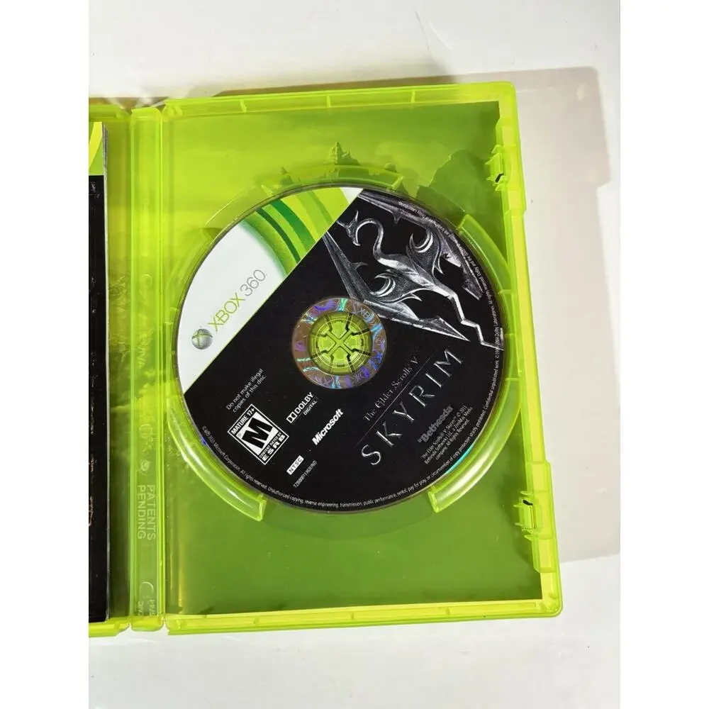 The Elder Scrolls V 5 Skyrim (Microsoft Xbox 360, 2011) Complete and Tested